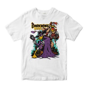 Camiseta del Pato Darkwing y el McQuack de Launchpad, tallas para hombre y mujer (DSY-92891)