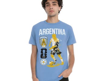 Argentina National Football Team T-Shirt, Men's Women's Sizes (FOT-029063)