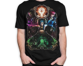 Maglietta della serie animata Arcane, taglie da uomo a donna (ARC-006177)