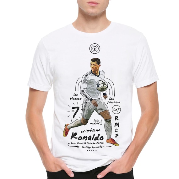 クリスティアーノ・ロナウド Tシャツ、メンズ・レディースサイズ