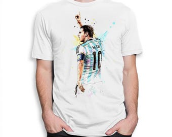 Lionel Messi Art-T-shirt, heren- en damesmaten