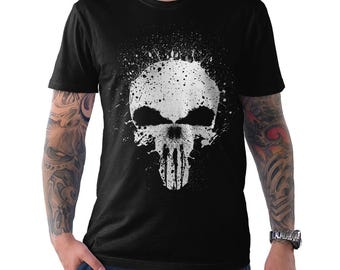 Punisher Skull Logo T-Shirt, Men's Women's Sizes