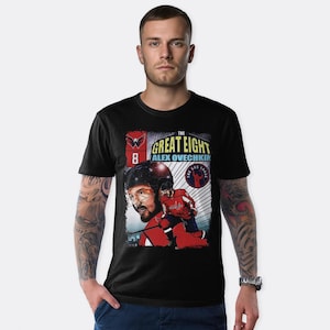 T-shirt The Great Eight d'Alex Ovechkin, tailles homme femme (VCH-18782)