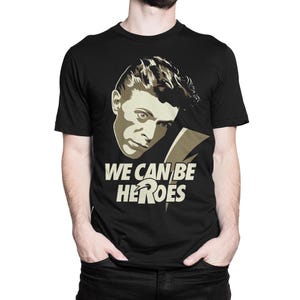David Bowie We Can Be Heroes T-Shirt, Men&#39;s Women&#39;s Sizes