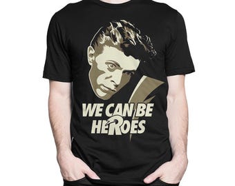 David Bowie We Can Be Heroes T-Shirt, Men's Women's Sizes