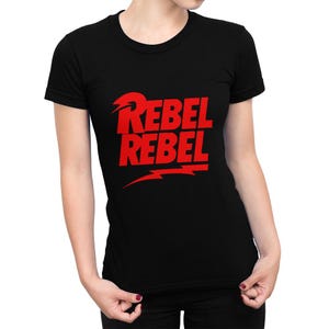 David Bowie Rebel Rebel T-Shirt, Men&#39;s Women&#39;s Sizes