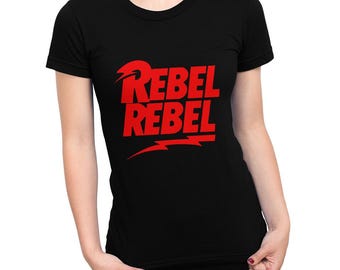 David Bowie Rebel Rebel T-Shirt, Men's Women's Sizes