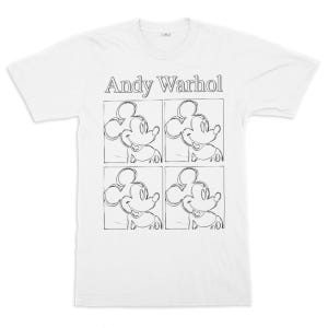 Camiseta gráfica de Mickey Mouse de Andy Warhol, tallas para hombre y mujer (ISK-835654)