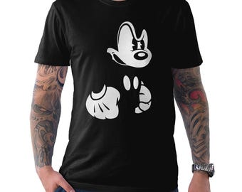 Camiseta de Mickey Mouse enojado, tallas para hombre y mujer