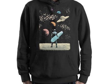 Silver Surfer Space Hoodie and Sweatshirt, Unisex Sizes (FFF-213991)