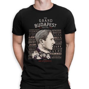 The Grand Budapest Hotel by Wes Anderson T-Shirt, Men&#39;s Women&#39;s Sizes (GRA-451387)