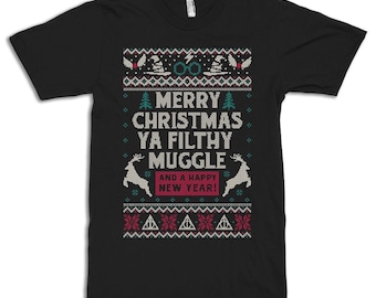 Merry Christmas Muggle T-Shirt, X-Mas Gift Shirt, Men's Women's Sizes