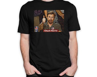 Chuck Norris Thumbs Up T-Shirt, Men's Women's Sizes (CHN-301370)