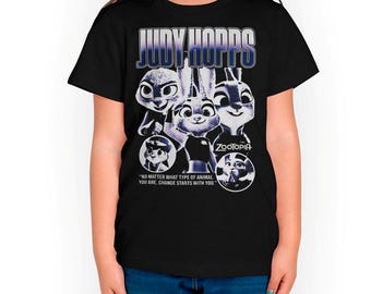 Zootropolis Judy Hopps T-shirt, barnstorlekar (ZTP-909821)