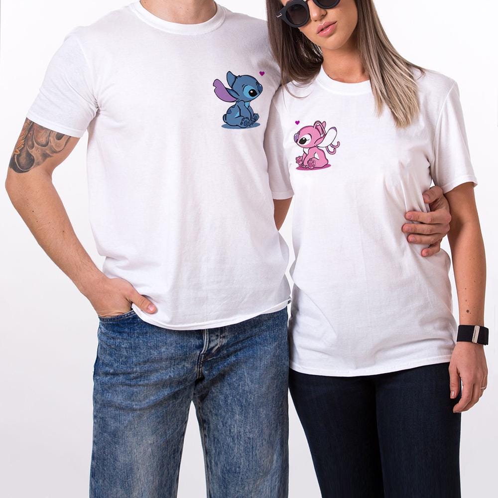 スティッチとエンジェルのtシャツ - Etsy 日本