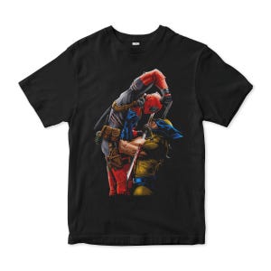 Deadpool vs Wolverine T-Shirt, Men&#39;s Women&#39;s Sizes (DEA-864222)