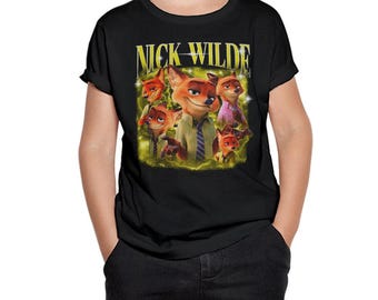 Zootopia Nick Wilde T-Shirt, Kids Sizes (ZTP-506821)