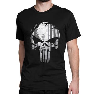 Punisher Skull T-Shirt, Men&#39;s Women&#39;s Sizes