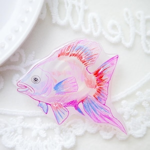 Fish Phone Grip, Kindle Grip, Fish Phone Stand, Kindle Stand Holder, Ocean Phone Charm Gift, Phone Accessory Gift, Gift for her