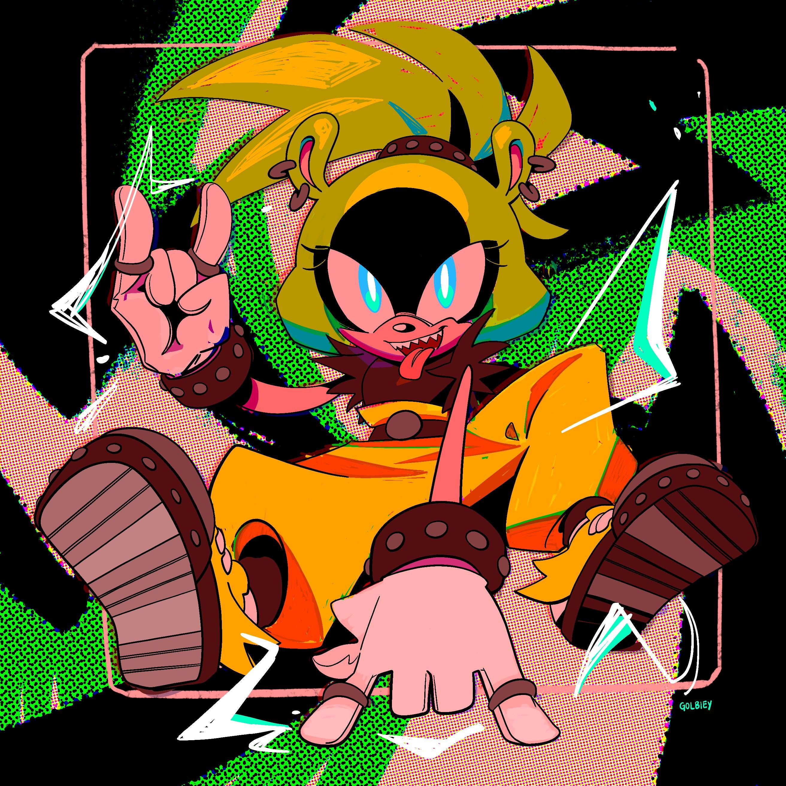 Sonic Art Print Surge