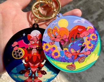 Porte-clés Sonic Heroes Violet – Neuf Sous Boîte D'origine