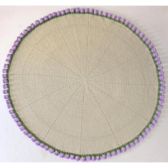 デジタルPDFダウンロード、かぎ針編みのスズランブーケブランケットの