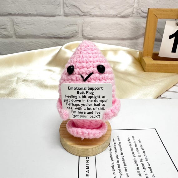 PDF PATTERN ONLY, Crochet Emotional Support Butt Plug Pattern, Crochet  Funny Butt Plug Amigurumi, Multilingual Tutorial - Etsy Finland