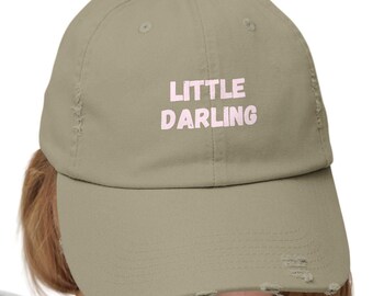 LITTLE DARLING Beatles (Distressed Cap) Beatles Hat, Here Comes The Sun Lyrics, Gift for Her Present, Hiking Hat, Work Out Hat, Gym Rat Hat
