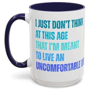 White Lotus Victoria Ratliff Uncomfortable Life Mug (11 or 15oz) White Lotus, Buddhism, Lorazepam, Parker White Lotus Thailand mug, Posey