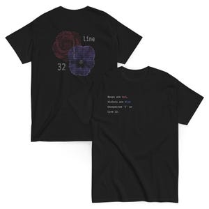 Camiseta de programación divertida e inesperada { en la línea 32, Regalo para programador para ingeniero de software, Camiseta de humor tecnológico, Ropa para estudiantes de informática