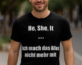 Funny School Meme T-Shirt | Sarcastic German Humor Gift