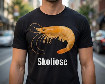 Shrimp Scoliosis T-Shirt | Dark Humor Gen Z Sarcasm Gift