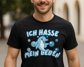 Funny Dolphin Meme T-Shirt | German Humor