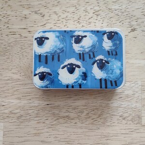 Sheep Notions Tin: Sewing, Knitting, Pill Box