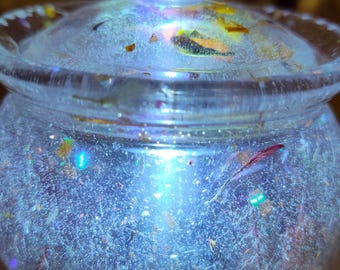 Dried Flower Trinket Jar: Epoxy Resin Tea Light Holder