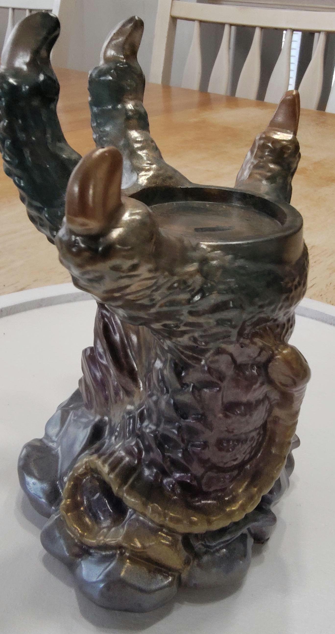 ドラゴンクローティーライトキャンドルホルダー - Etsy 日本