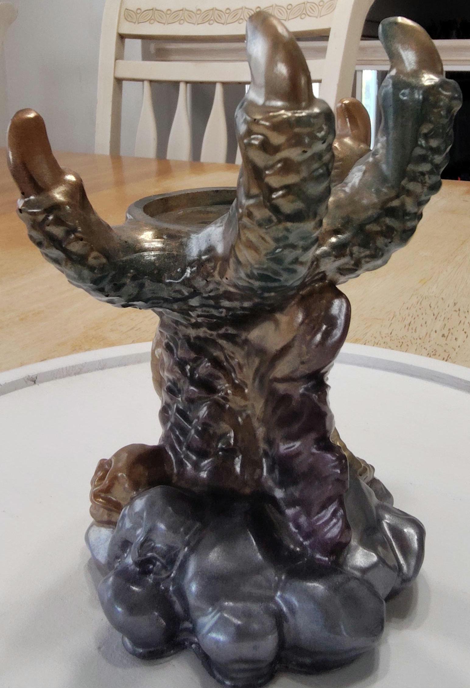 ドラゴンクローティーライトキャンドルホルダー - Etsy 日本