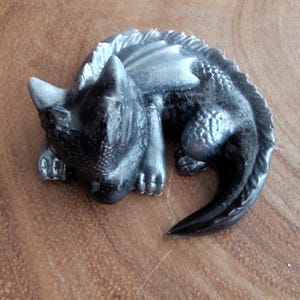 Sleeping Baby Dragon, Figurine, Knick Knack, Decorative, Decorations