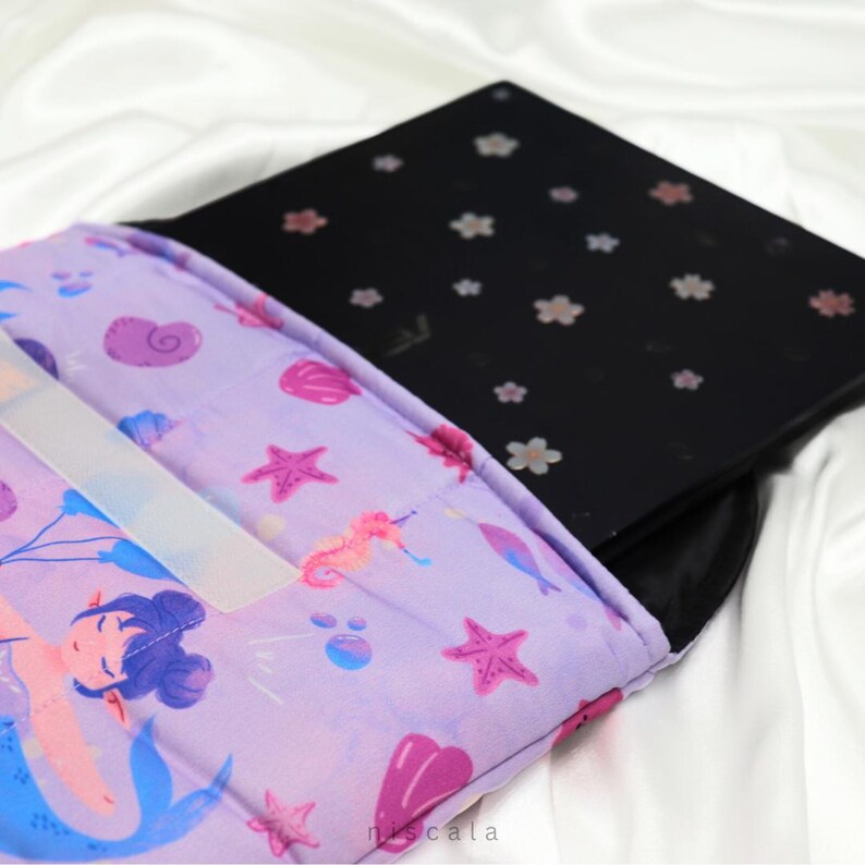 Cute Mermaid Ocean Lilac Aesthetic Puffy 13 14 Inch Laptop Notebook