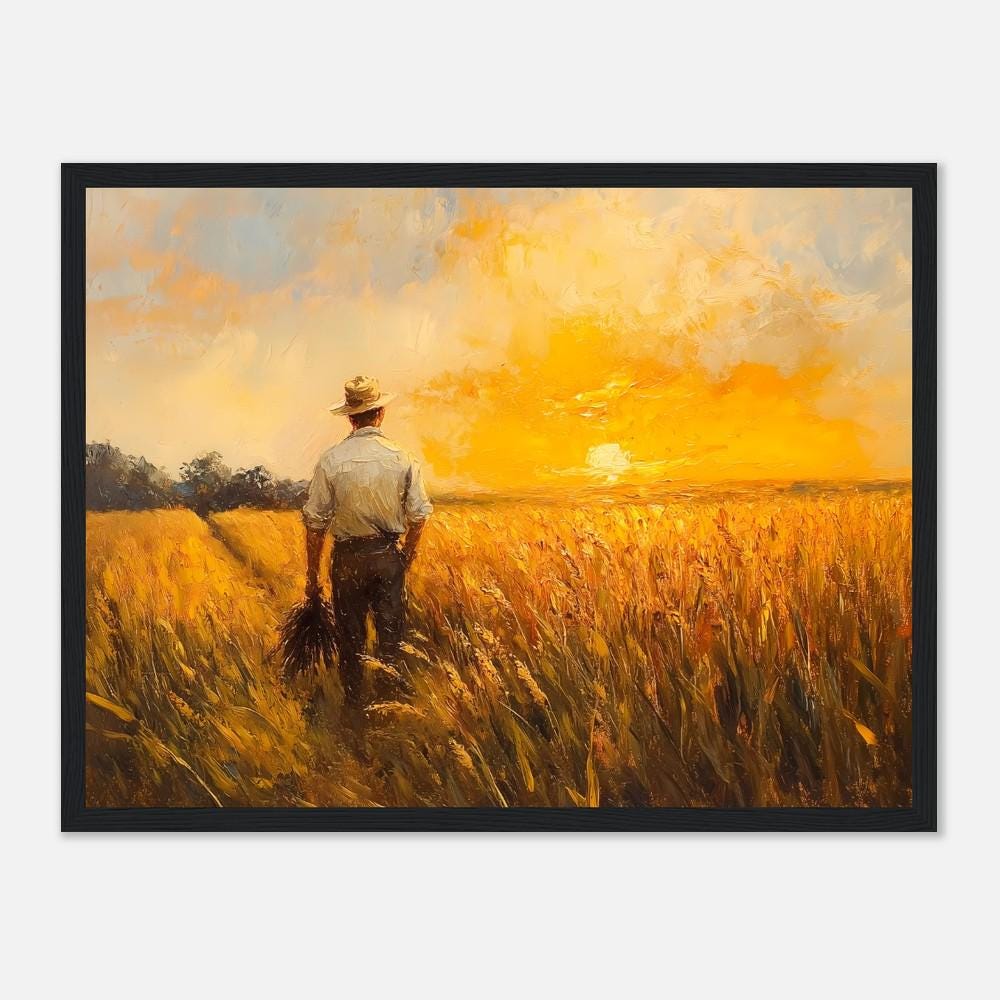 Farmer painting - Etsy 日本