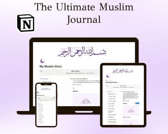 Islamic Planner and Quran Tracker | Digital Muslim Journal & Ramadan Template