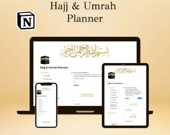 Ultimativer Hajj & Umrah Planer | Detaillierter Ratgeber, Budgetplaner, Dua Tagebuch, Planer für Gesundheit und Spirituelles, Wochenplaner und mehr!