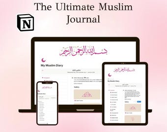 Islamic Planner and Quran Tracker | Digital Muslim Journal & Ramadan Template