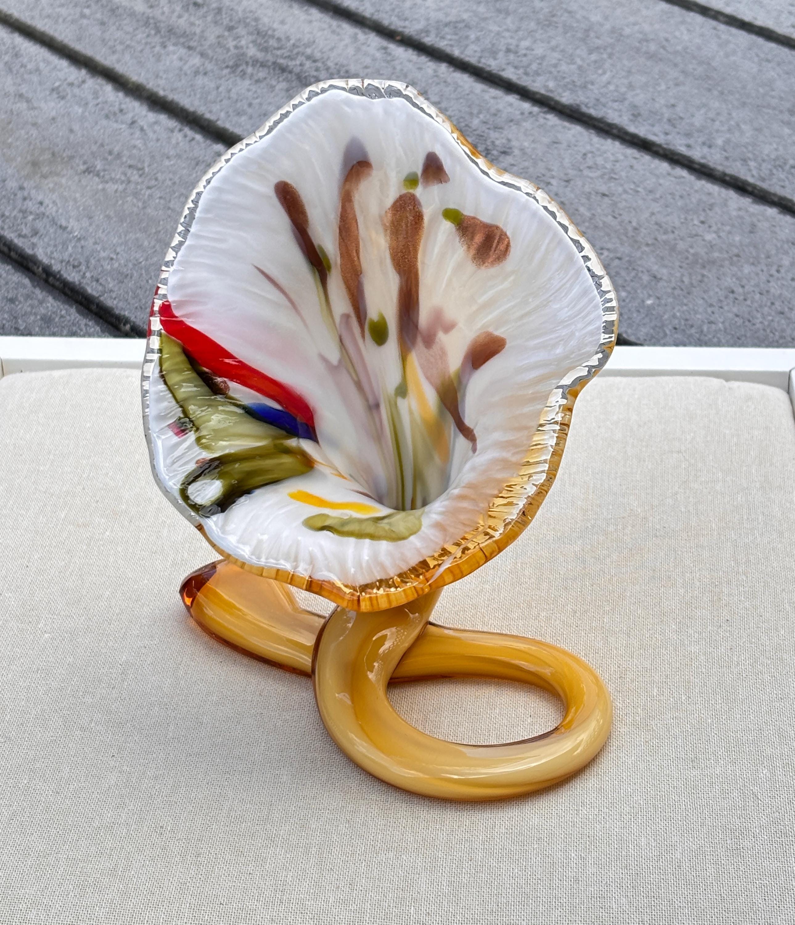 Okra glass vase - Etsy 日本