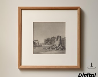 Antique Philae Island Prints: Historic Egypt Engravings (Digital Download)
