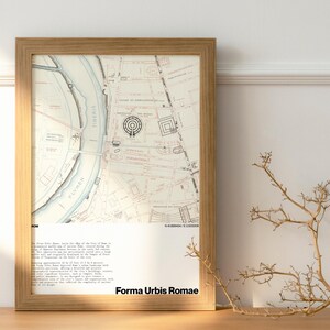 Ancient City of Rome Map – Digital Print – Roman Empire History ...
