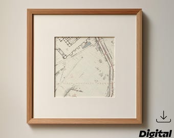 Ancient City of Rome Map – Digital Print – Roman Empire History – Educational map