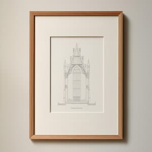Harry Potter - Hogwarts - Arte arquitetônica de parede - Salão Principal de Hogwarts