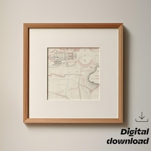 Mapa de la Antigua Roma – Impresión digital – Historia del Imperio Romano – Mapa educativo – Río Tíber – Ciudad del Vaticano