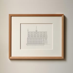 Harry Potter - Hogwarts - Arte arquitetônica de parede - Salão Principal de Hogwarts